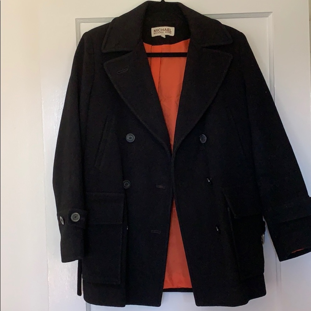 Michael Kors  black pea coat